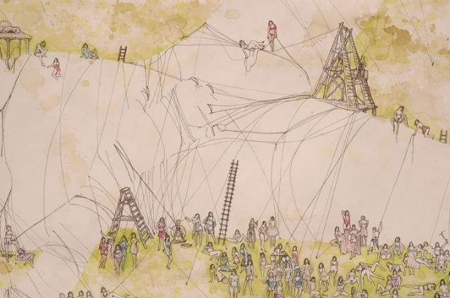 Matt Greene detail of LiLiPUT, 2004