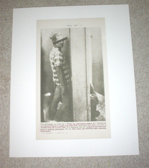 Dean SAMESHIMA Staged Photograph (with annotations by Bernard Bertrund), 2006