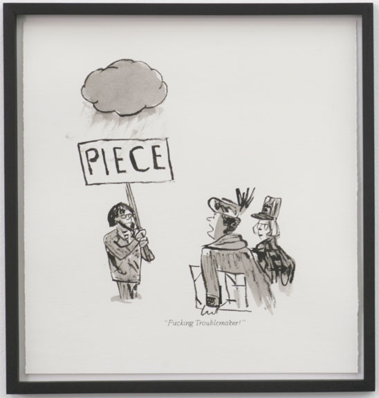 Dan COLEN Fucking Trouble Maker (Piece, Hippie), 2006
