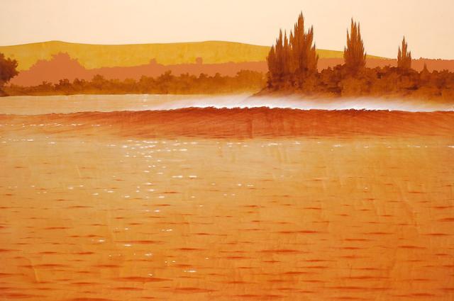 Chris BALLANTYNE Untitled, Tidal Bore (Orange), 2006