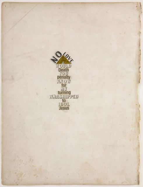 Dash SNOW Untitled (No Love Withour Death Penalty), 2007