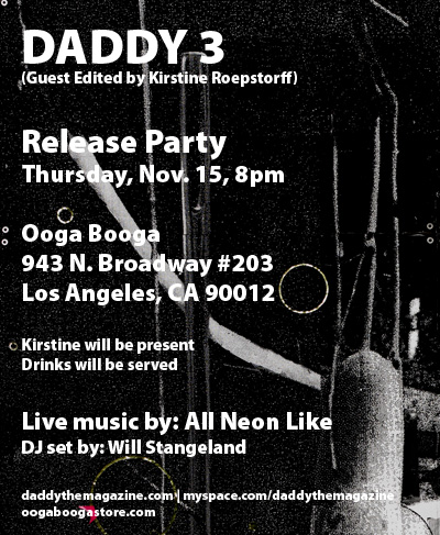 Kirstine ROEPSTORFF Ooga Booga Party Flyer