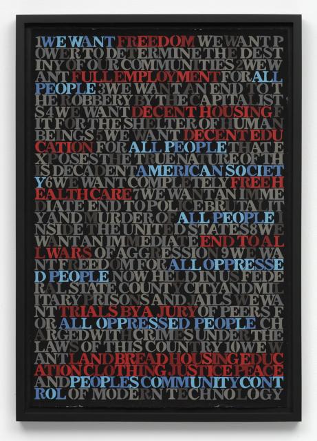 Michele O'MARAH The Peoples Platform (black), 2008