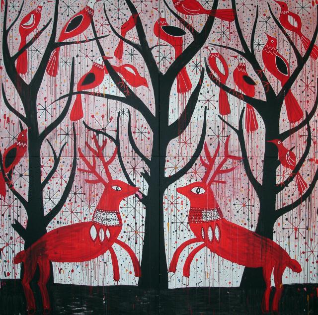 Antonio BALLESTER MORENO Ciervos (deer), 2008