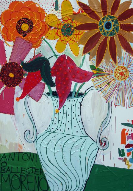 Antonio BALLESTER MORENO Jarr�n con Flores (Vase with Flowers), 2008
