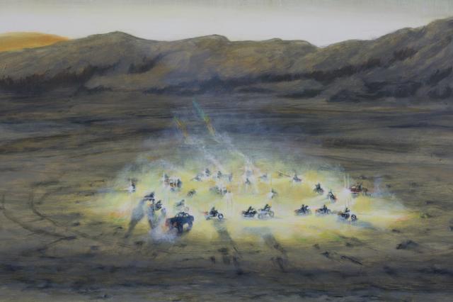 Dan ATTOE Accretion #39 (The World is Expanding - You Don't Know Anything), 2009 (detail)