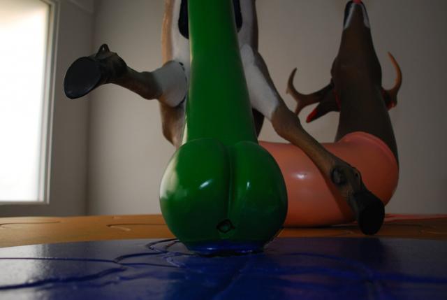 Richard Jackson Dick's Deer, 2004 (detail view)