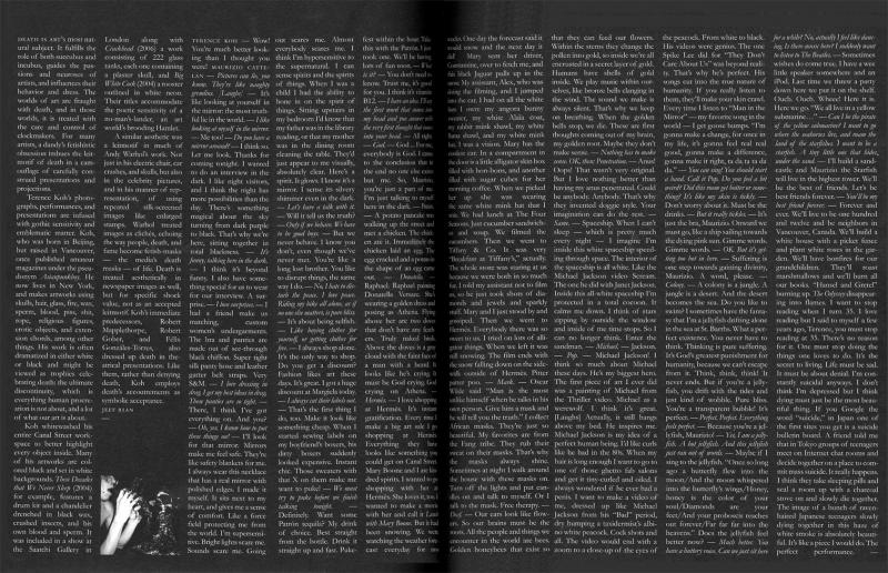 Terence Koh's Life Masks Page #237