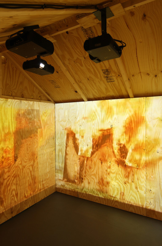 Untitled (Burning House) (detail)