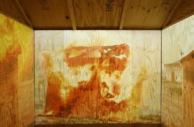 Untitled (Burning House) (detail)