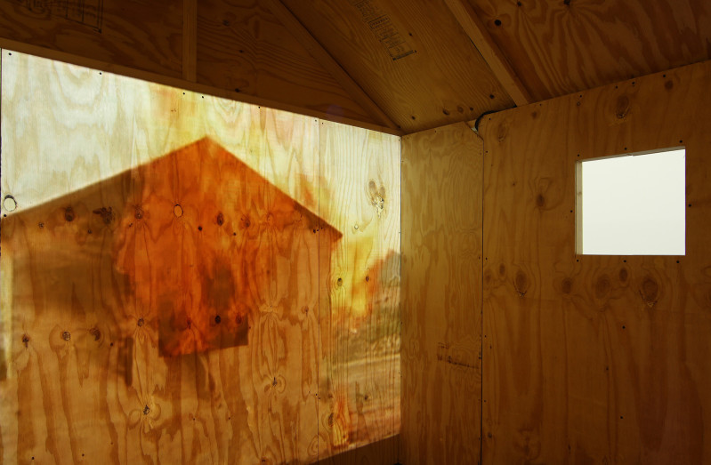 Untitled (Burning House) (detail)