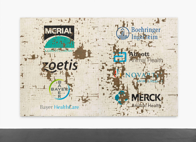 Mark Flood, Animal Health Diptych, 2014