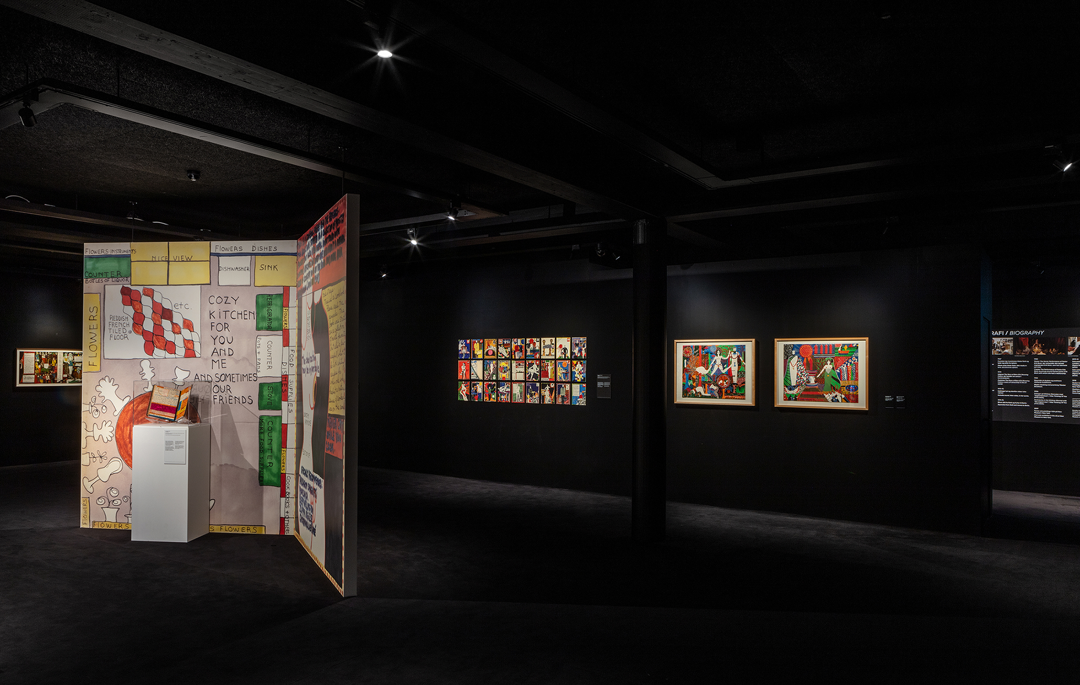 Dorothy Iannone, Kunsten Museum of Modern Art Aalborg, Denmark, 2022 (installation view) Dorothy Iannone, Kunsten Museum of Modern Art Aalborg, Denmark, 2022 (installation view)