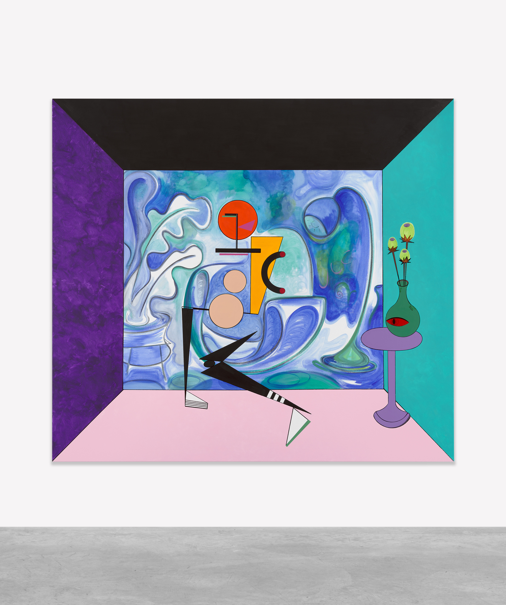 Ad Minoliti, Dollhouse (Martian Flowers), 2018 Ad Minoliti, Dollhouse (Martian Flowers), 2018