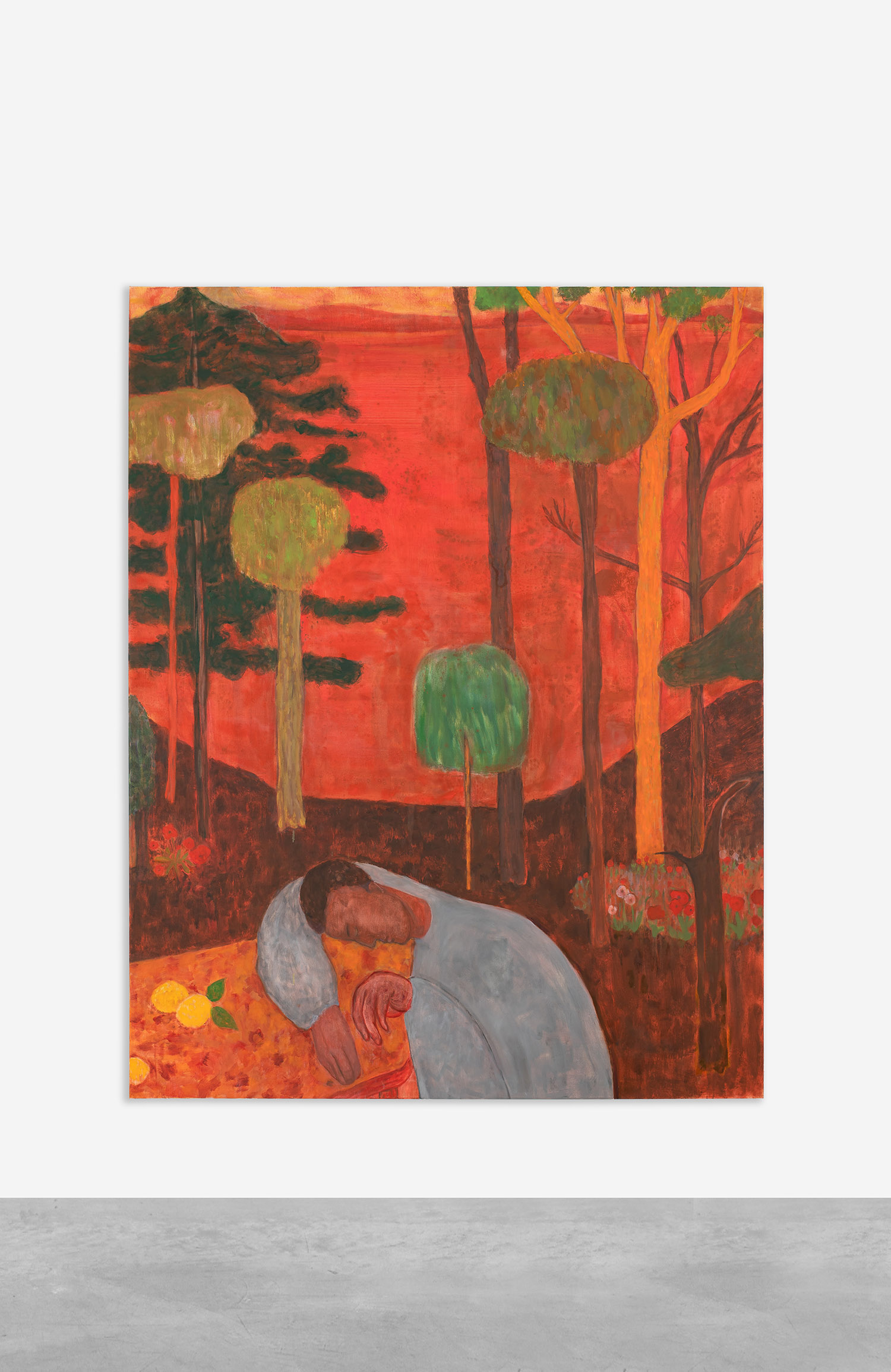 Shota Nakamura, Lemon with a sleeping man, 2022 Shota Nakamura, Lemon with a sleeping man, 2022
